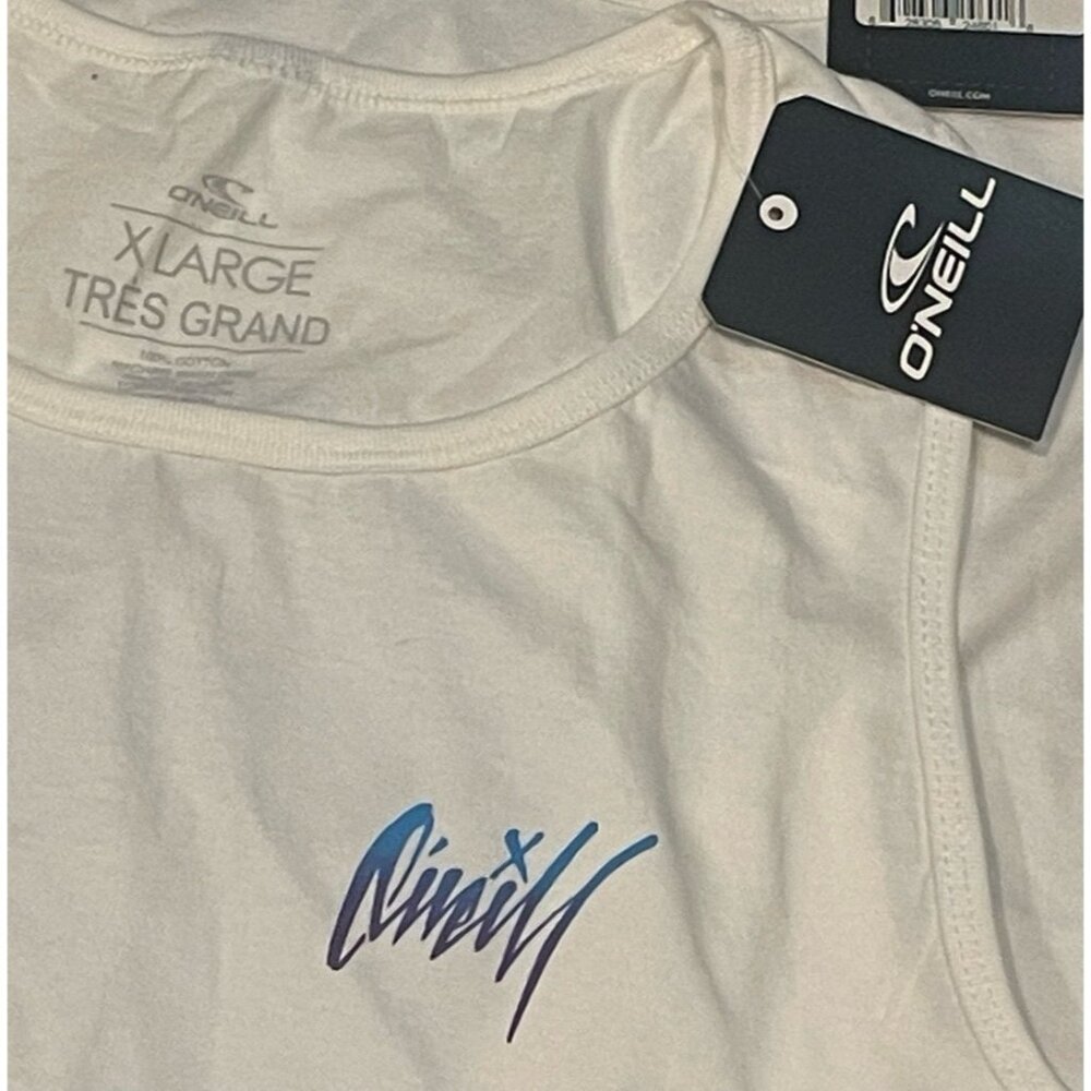 O’NEILL WHITE TANK TOP SZ XL